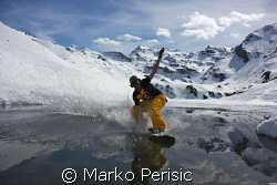At 2100m Lac De Lou in the french alps can be dived. Befo... by Marko Perisic 